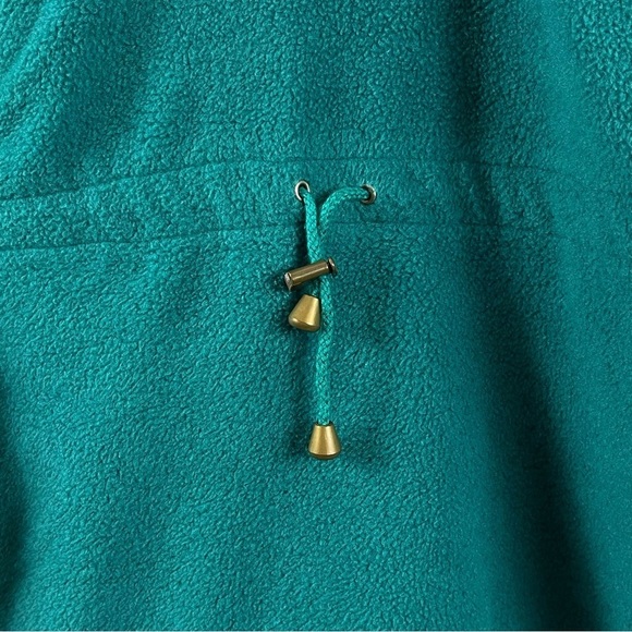 Vintage Powderhorn Medium Long Thick Heavy Fleece Half Zip Pullover Tunic Camp - Picture 4 of 11